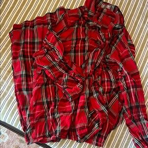 J.Crew Plaid Pajama Set